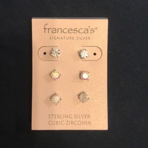 Francesca’s set of 3 studs